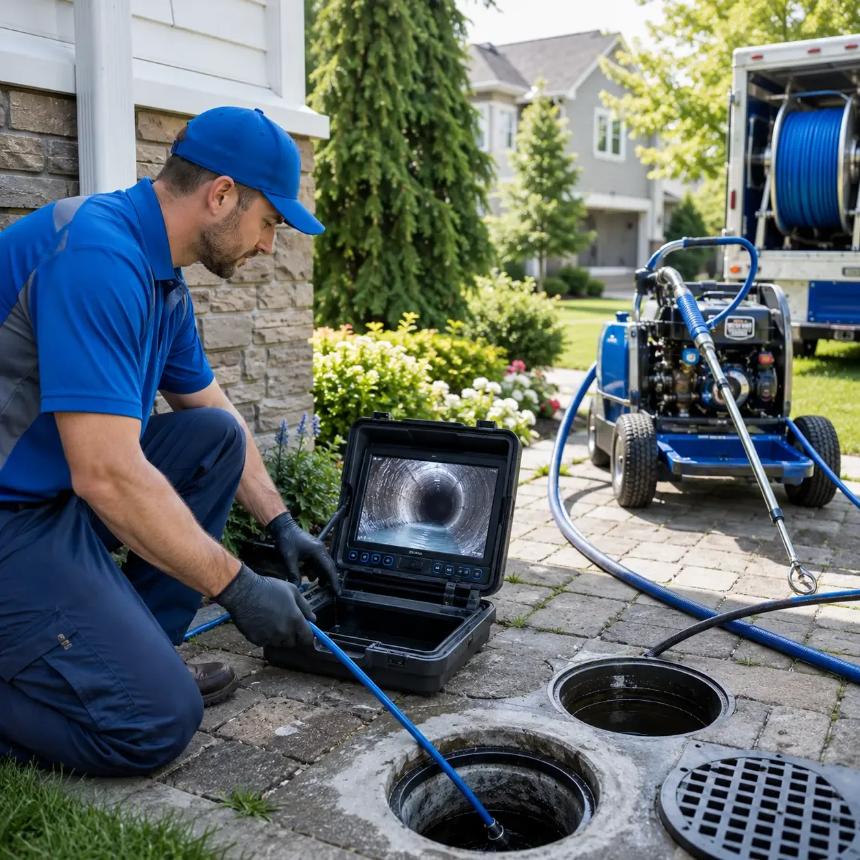 Outdoor drain cleaning professionals serving Bellevue, WA